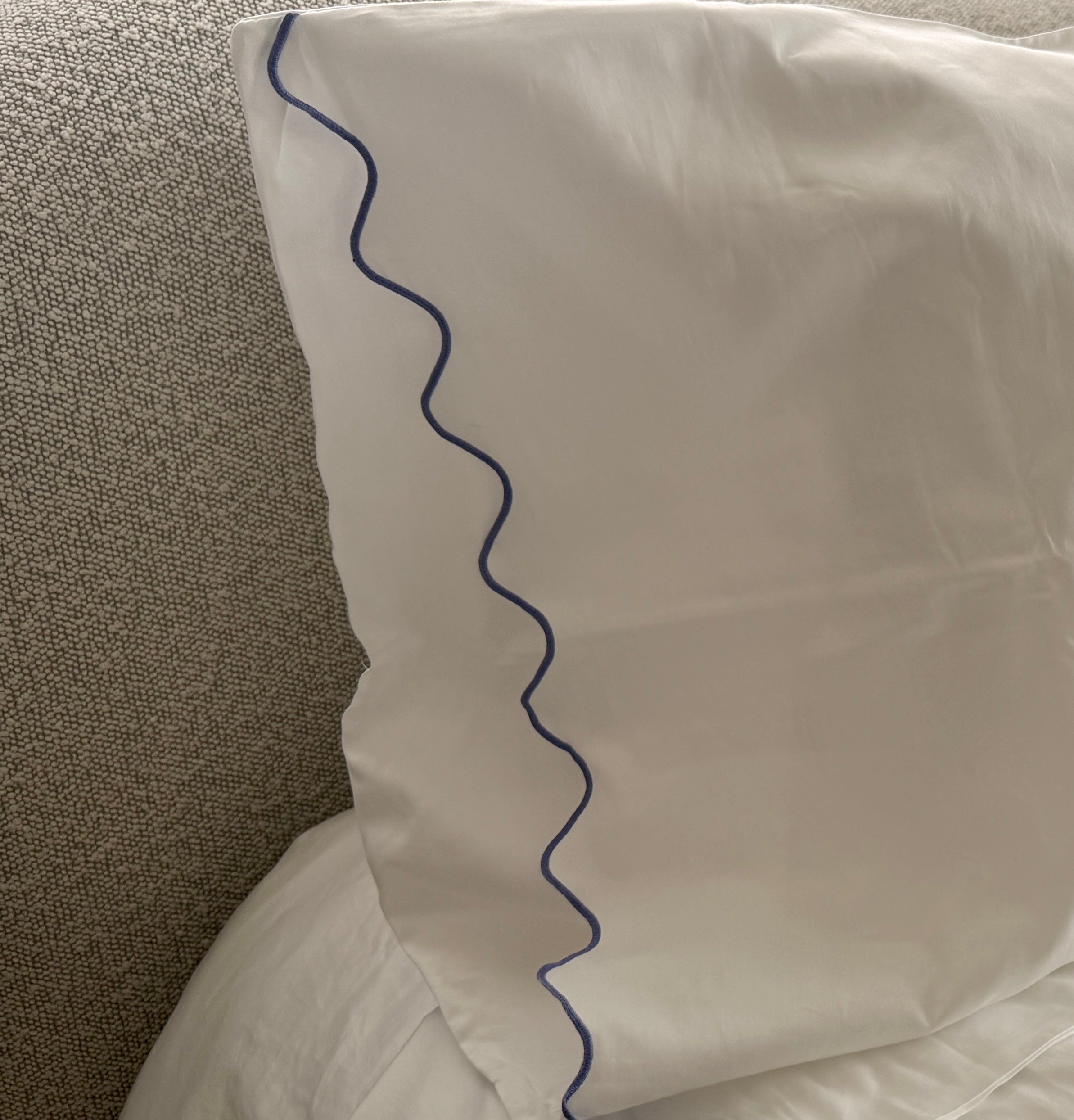 serenity scallop pillowcase sets