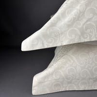 swirl euro square sham
