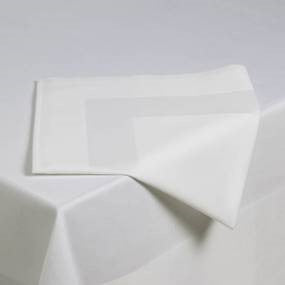 cotton napkin, white, set of 6