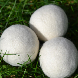 Moss Creek Wool Dryer Balls - 100% Felted Wool, Set of 3
