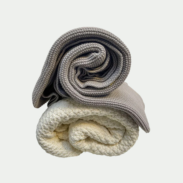 mediterranean sea cotton throw