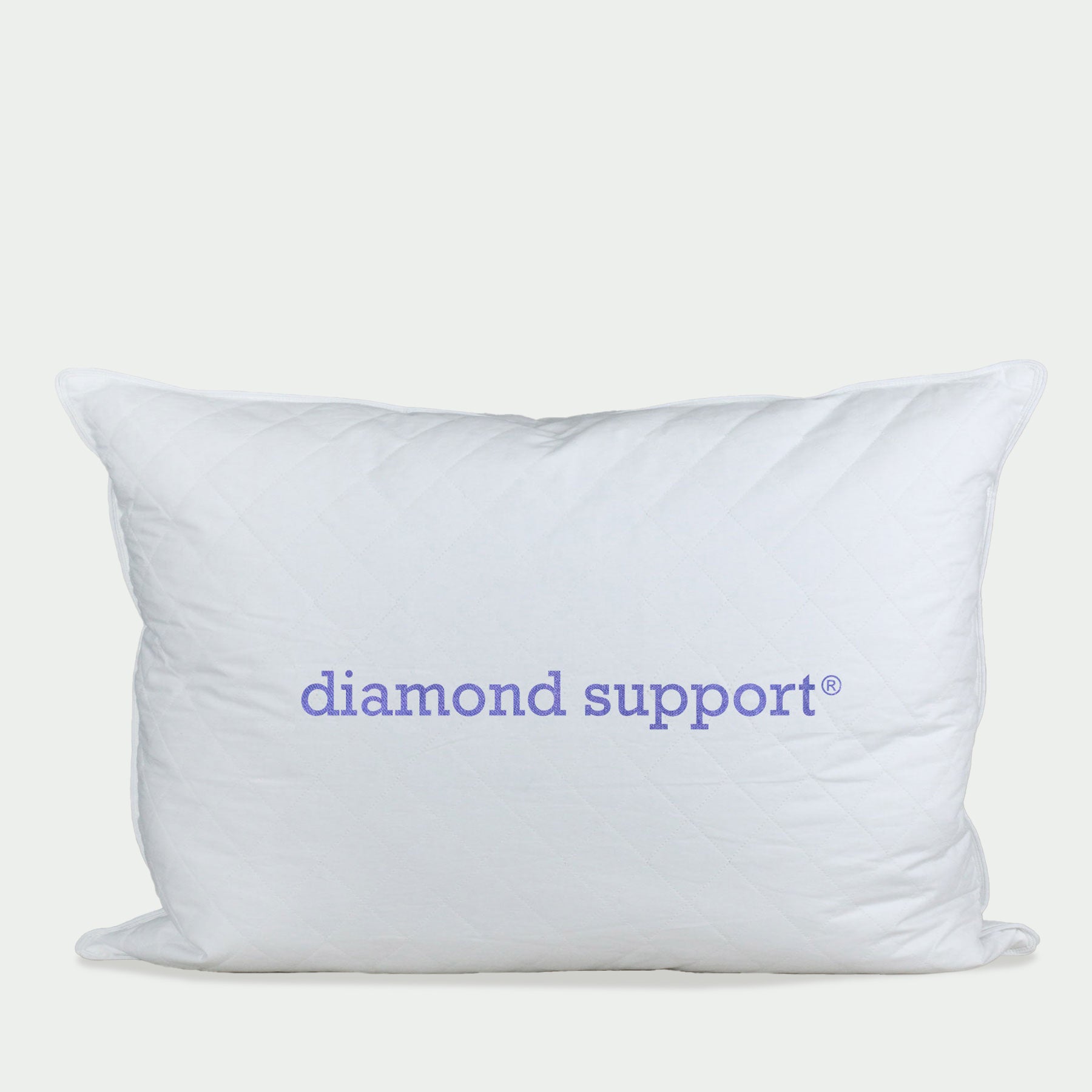 diamond support® down and feather pillow