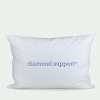 diamond support® down and feather pillow
