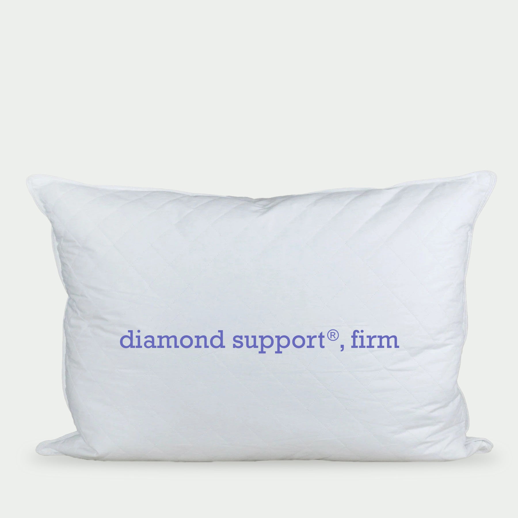 diamond support® feather pillow, firm