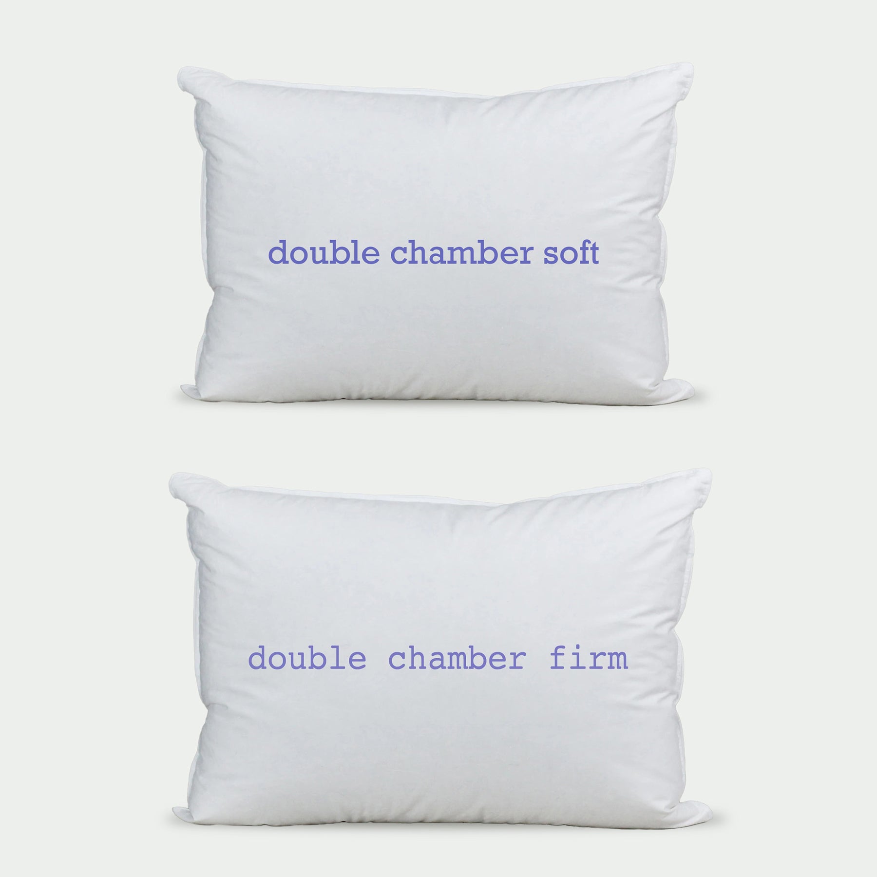 double chamber pillow