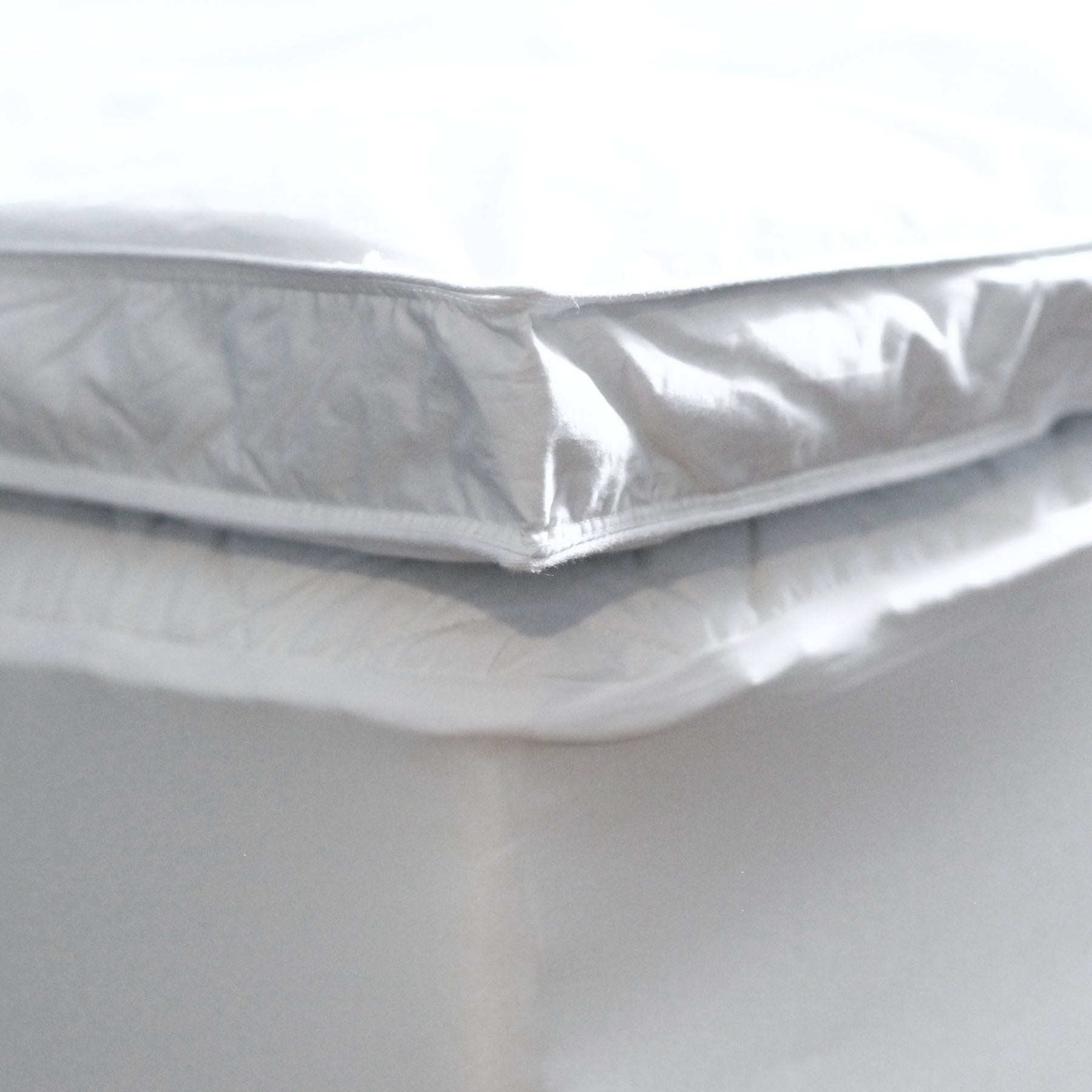 Premium Collection Baffle Box Feather Bed w/ 100% Cotton Shell