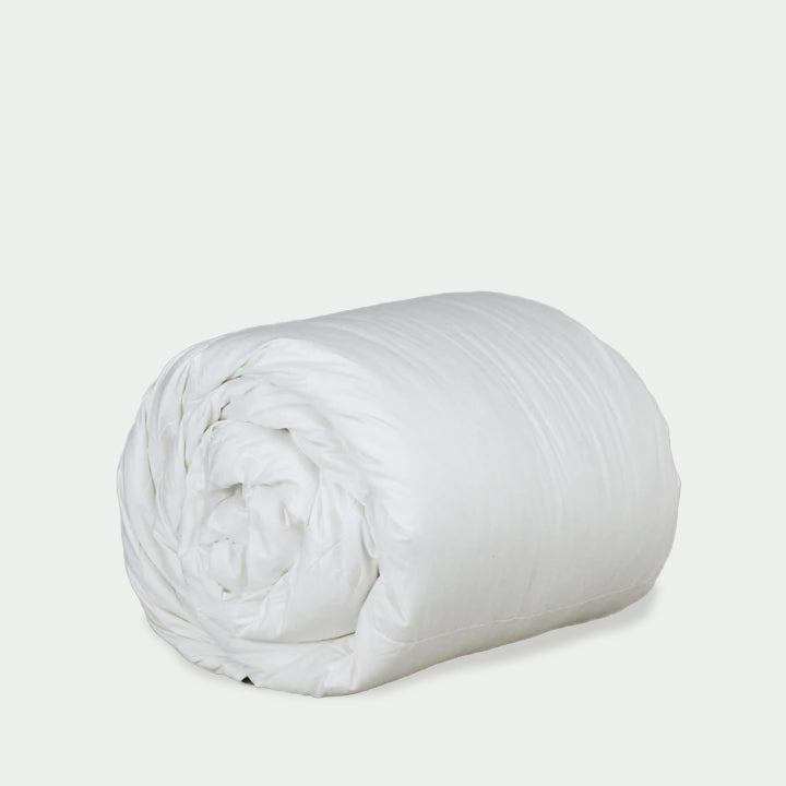 essential white goose down comforter, all-seasons weight