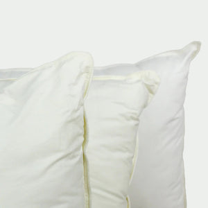 d.o.e. earth® 50%-50% goose down and feather pillow with organic cotton ticking