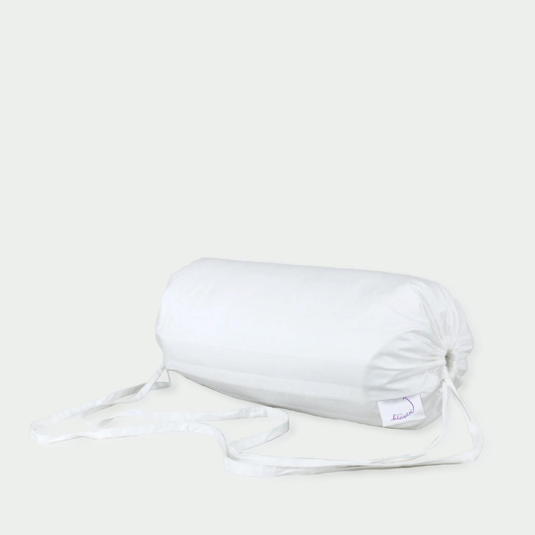 Head Heaven® Travel Pillow and Knapsack, White