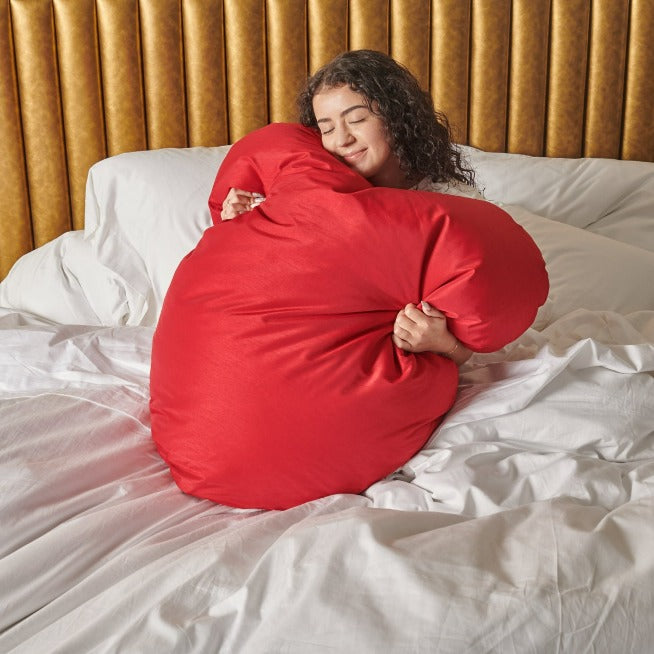 hug it like you love it!® giant heart pillow