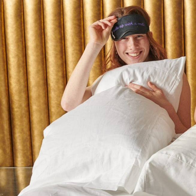 eyes down™ Wake Up with a Smile Eye Mask