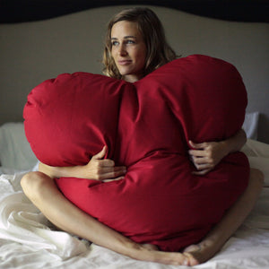 hug it like you love it!® giant heart pillow