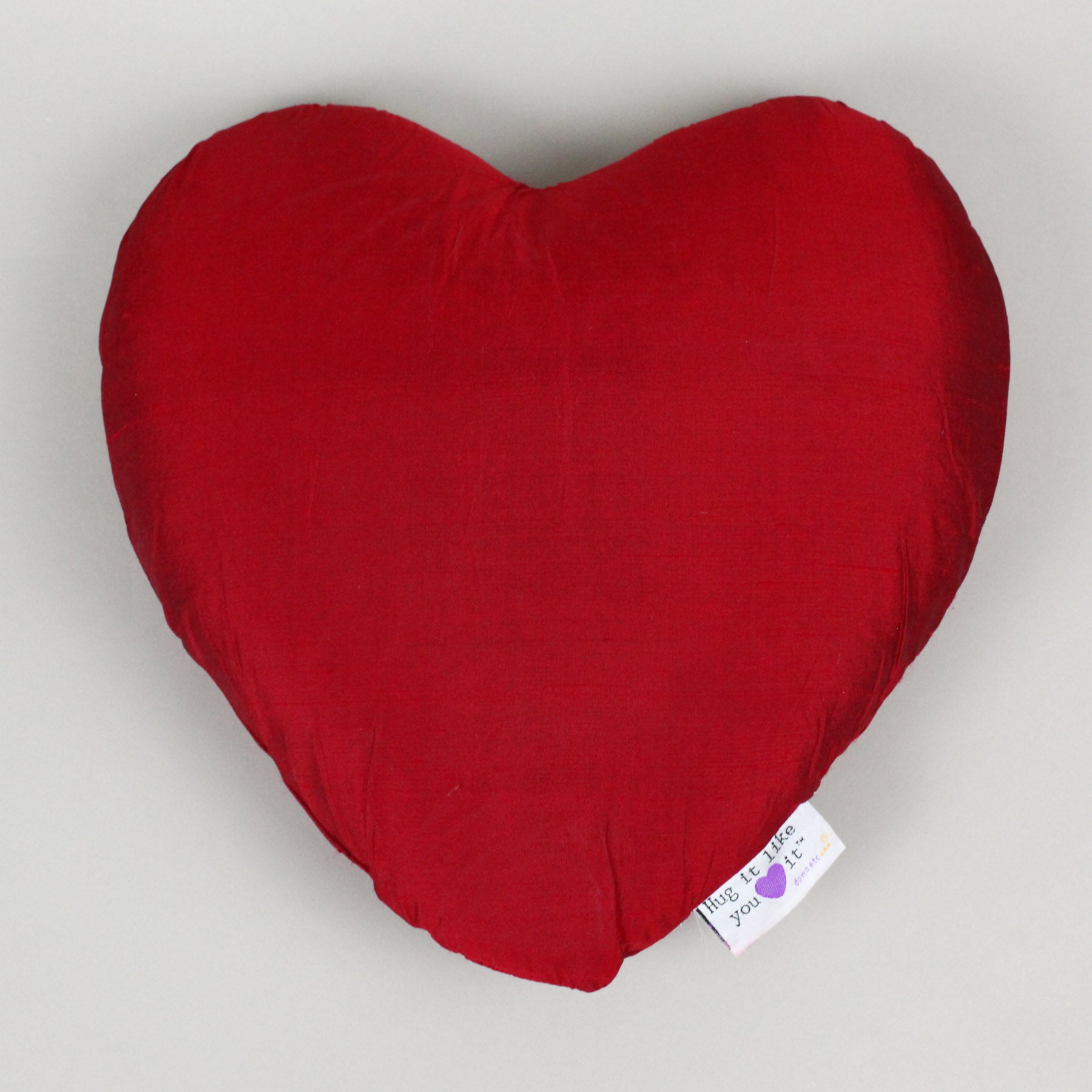 hug it like you love it!® heart pillow