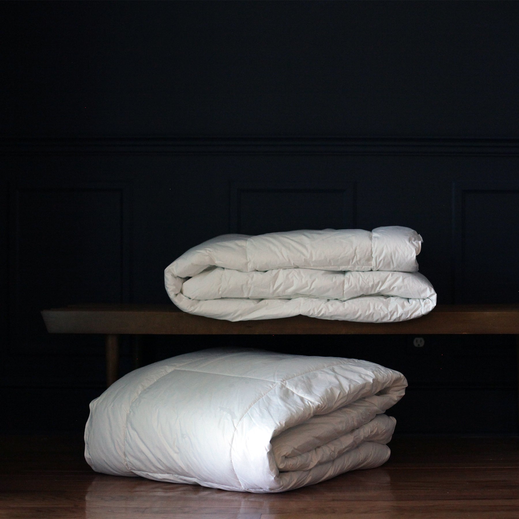 Aquaplush® Lite Polyester Comforter with Cotton Ticking