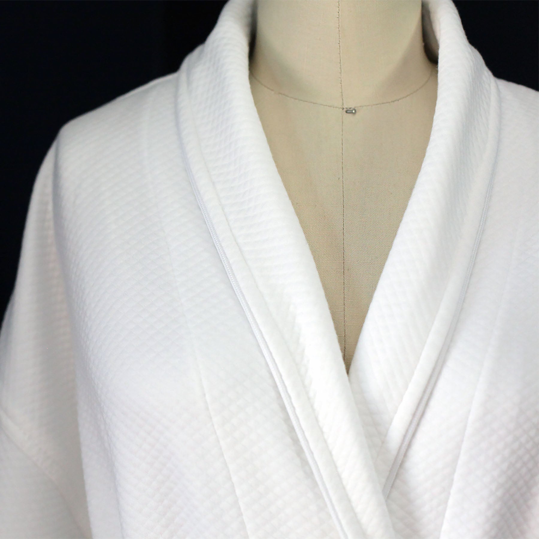 Pyrenees Diamond Jacquard Shawl Collar Robe