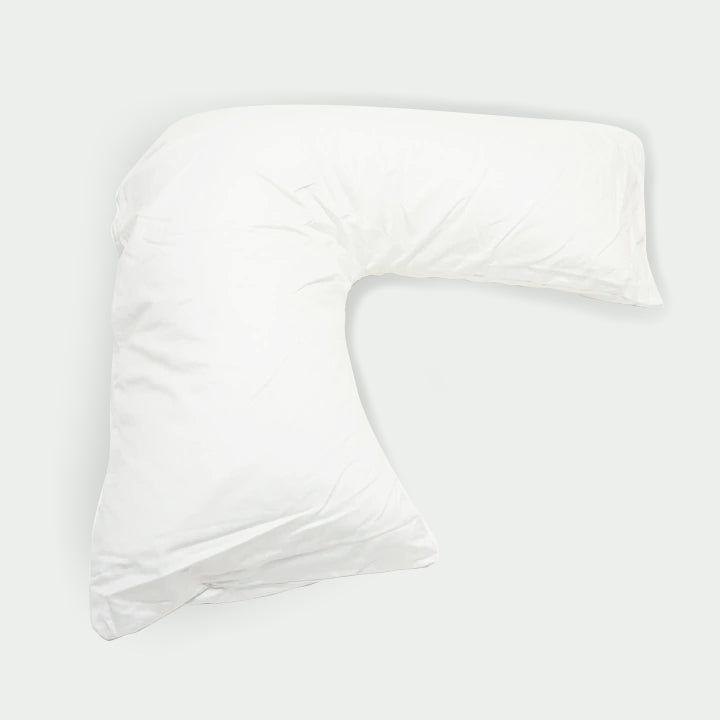 tiara cottons™ v-shaped pillow with pillow protector and pillowcase