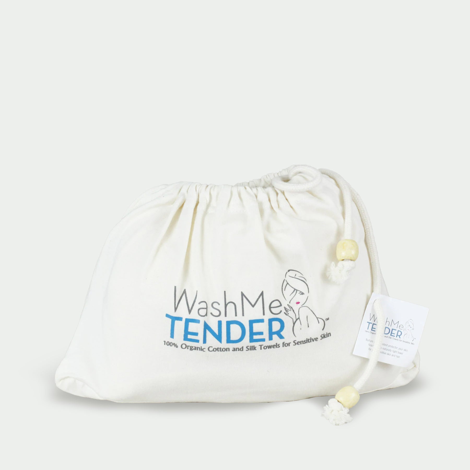 wash me tender™ silk and organic cotton towel set